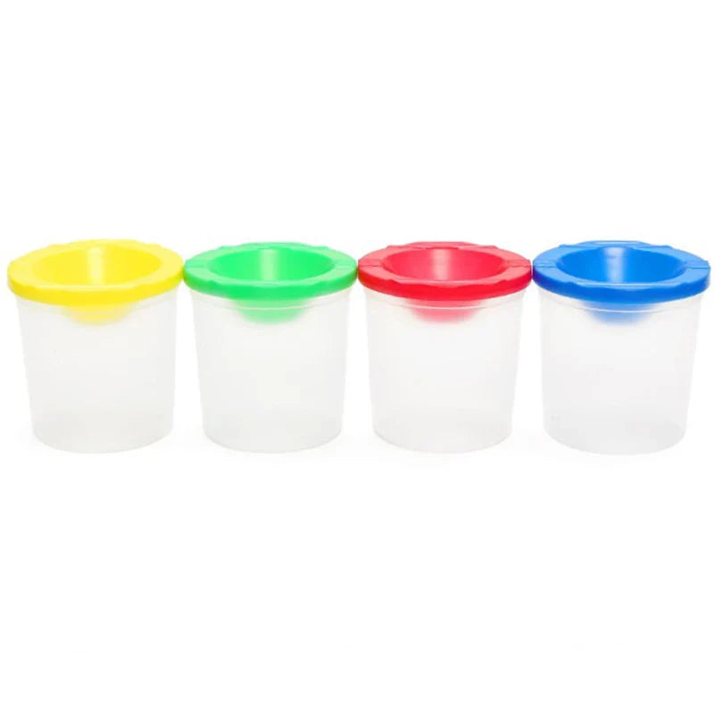 Watercolor Pen Washing Cup – Spill-Proof Plastic Brush Rinser