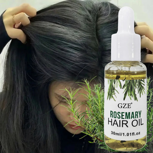 GZE Rosemary Oil for Hair Growth & Scalp Care – 30ml Hair Growth Oil Peaceful Pleasures Health and Wellness