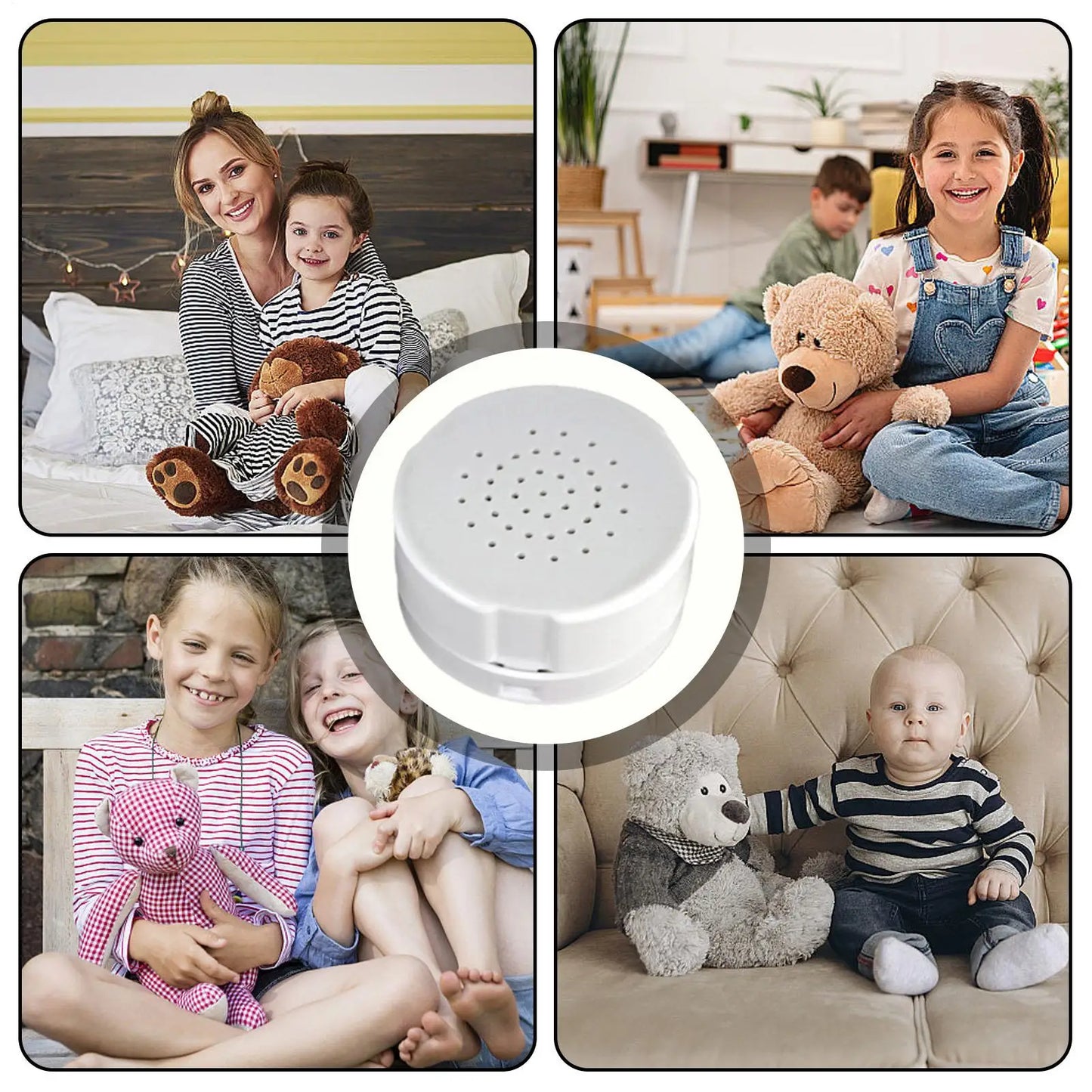 DIY Voice Recorder for Stuffed Animals & Plush Toys | 60 Sec Voice Recorder Insert Peaceful Pleasures Health and Wellness