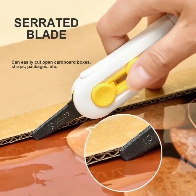Magnetic Mini Box Cutter – Portable Mail & Paper Cutter