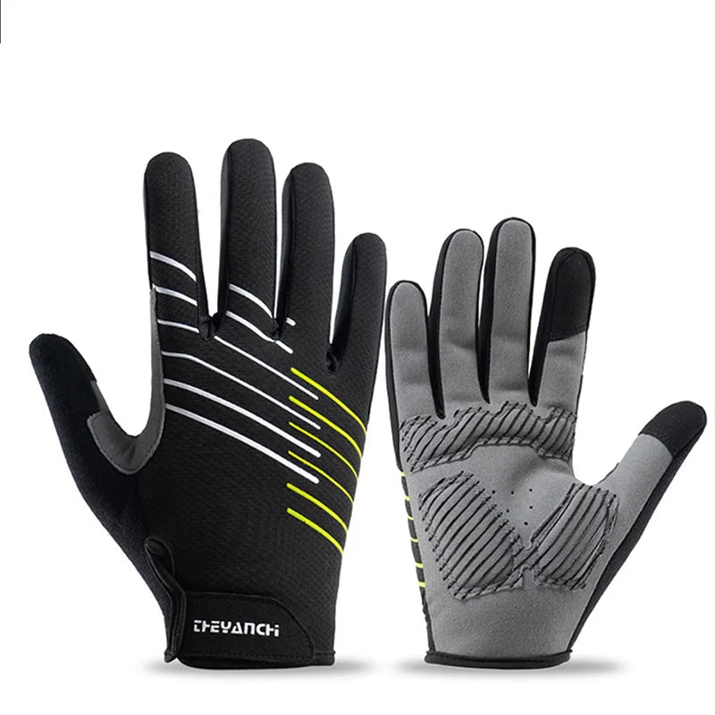 RooRuns Full-Finger Cycling Gloves | Non-Slip Silicone Grip