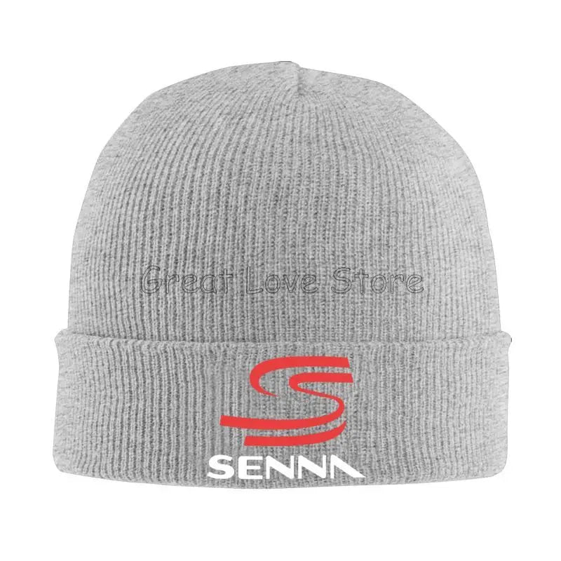 Ayrton Senna Print Beanie | Unisex Warm Winter Skull Cap