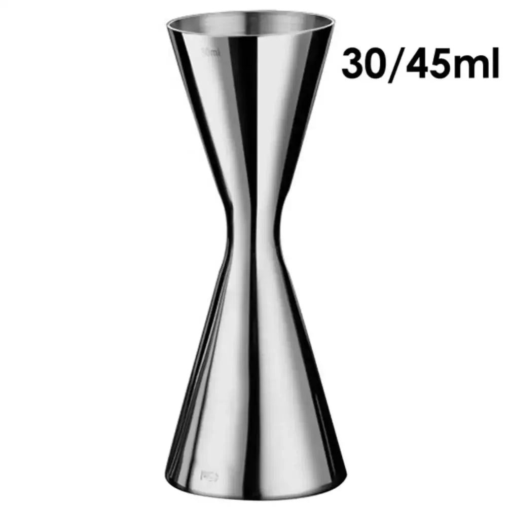 Japanese Style Double-headed Measuring Wine Cup 30/45ml 30/60ml Stainless Steel Ounce Cup Bartender Kit Bar Tools with Graduated Peaceful Pleasures Health and Wellness A