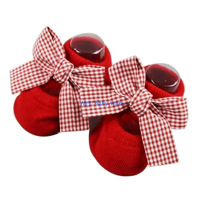 Baby Cotton Anti-Slip Floor Socks – Unisex Knit Ankle Socks
