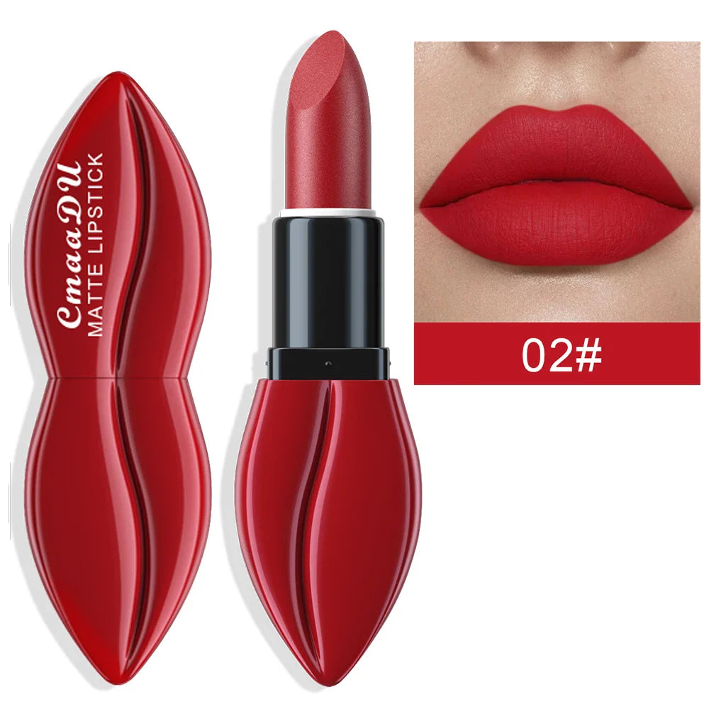 cmaadu Matte Lipstick – Velvet High Pigment Waterproof Lip Gloss