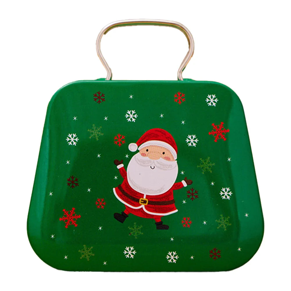 Christmas Tin Candy Box – Festive Metal Treat & Gift Storage