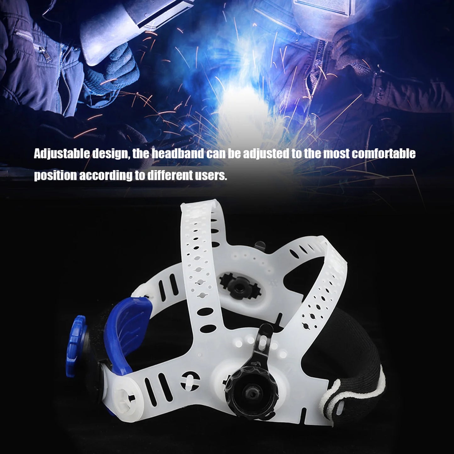 Welding Welder Mask Adjustable Headband Solar Auto Darkening Helmet