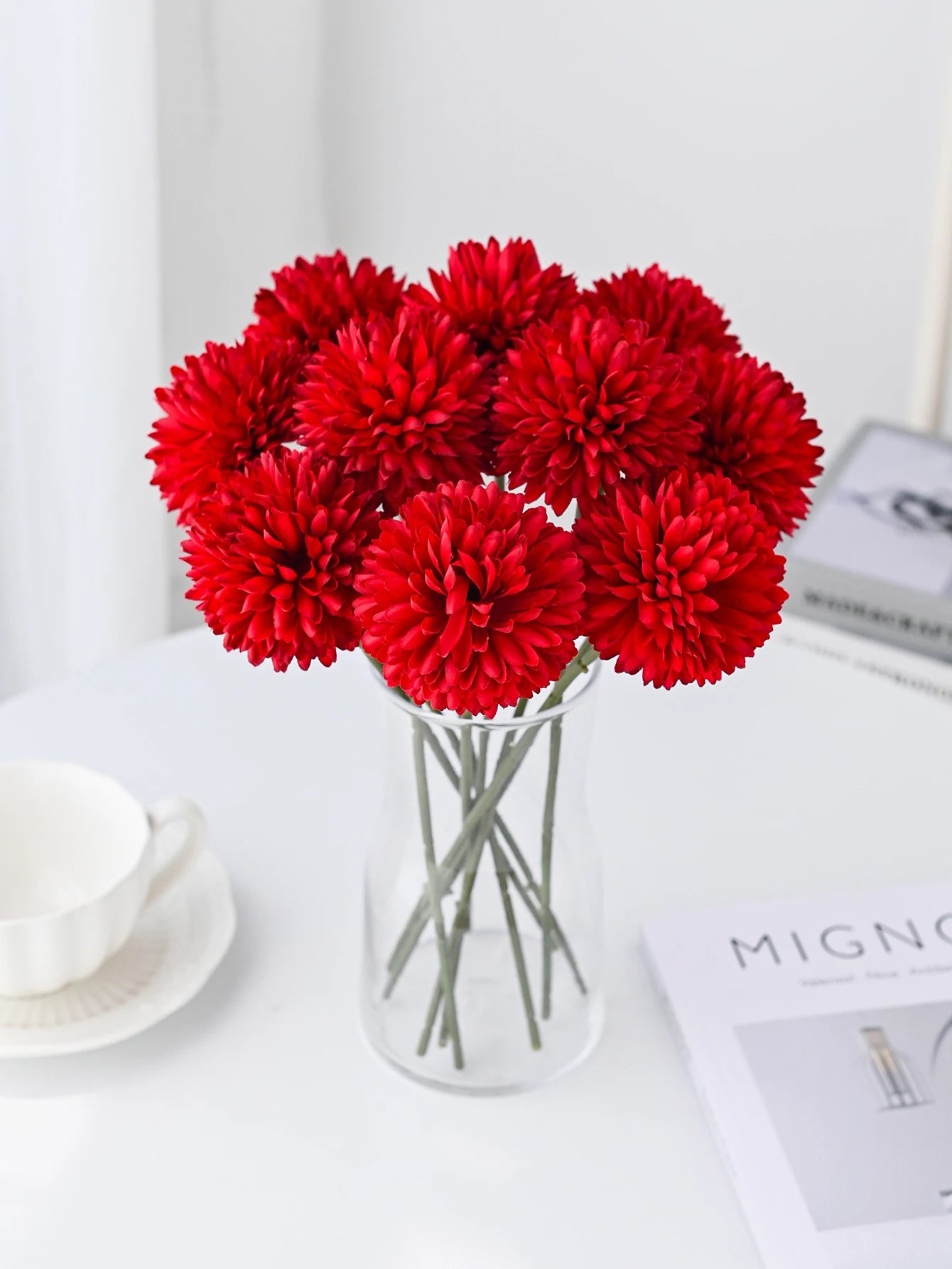 Artificial Silk Dandelion Hydrangea Bouquet | Wedding DIY Decor