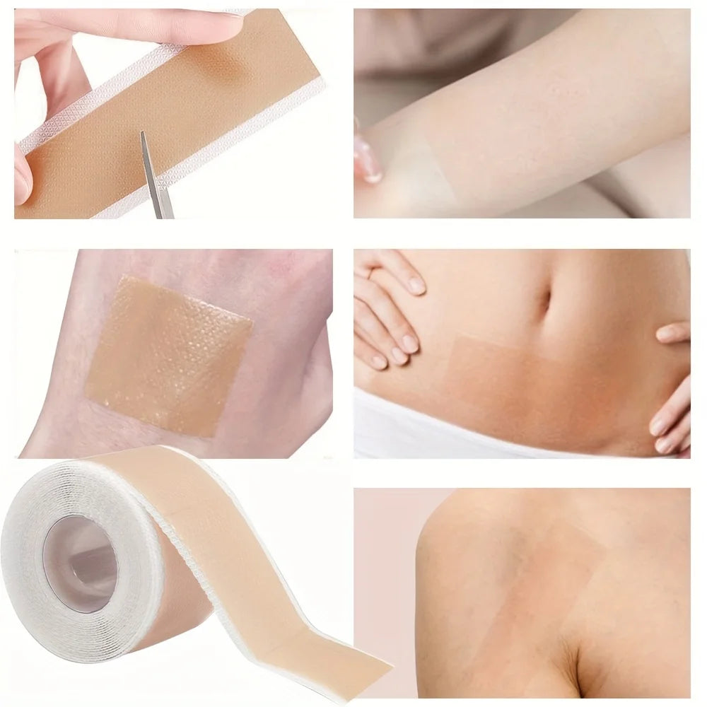 Scars Covering Patch,Invisible Silicone Patch,Skin Care Covering Patch 150cm(59.1in) Peaceful Pleasures Health and Wellness