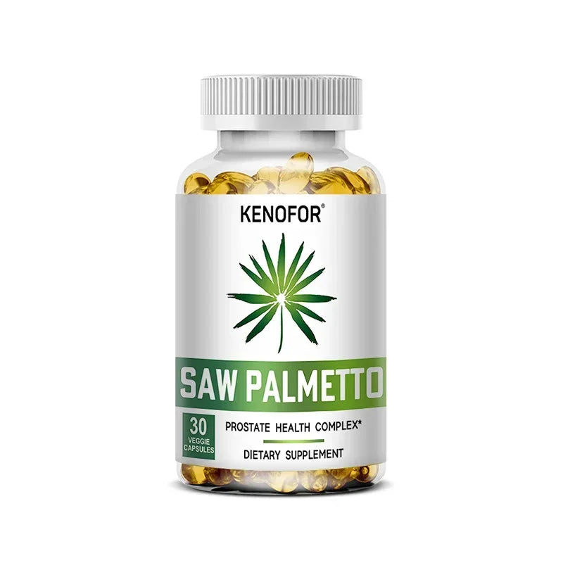Saw Palmetto Capsules - Prostate Health, Hair Growth, Men's Health, Urinary Tract Health, Improved Frequent Urination for Men's Peaceful Pleasures Health and Wellness 30 count-1 bottle