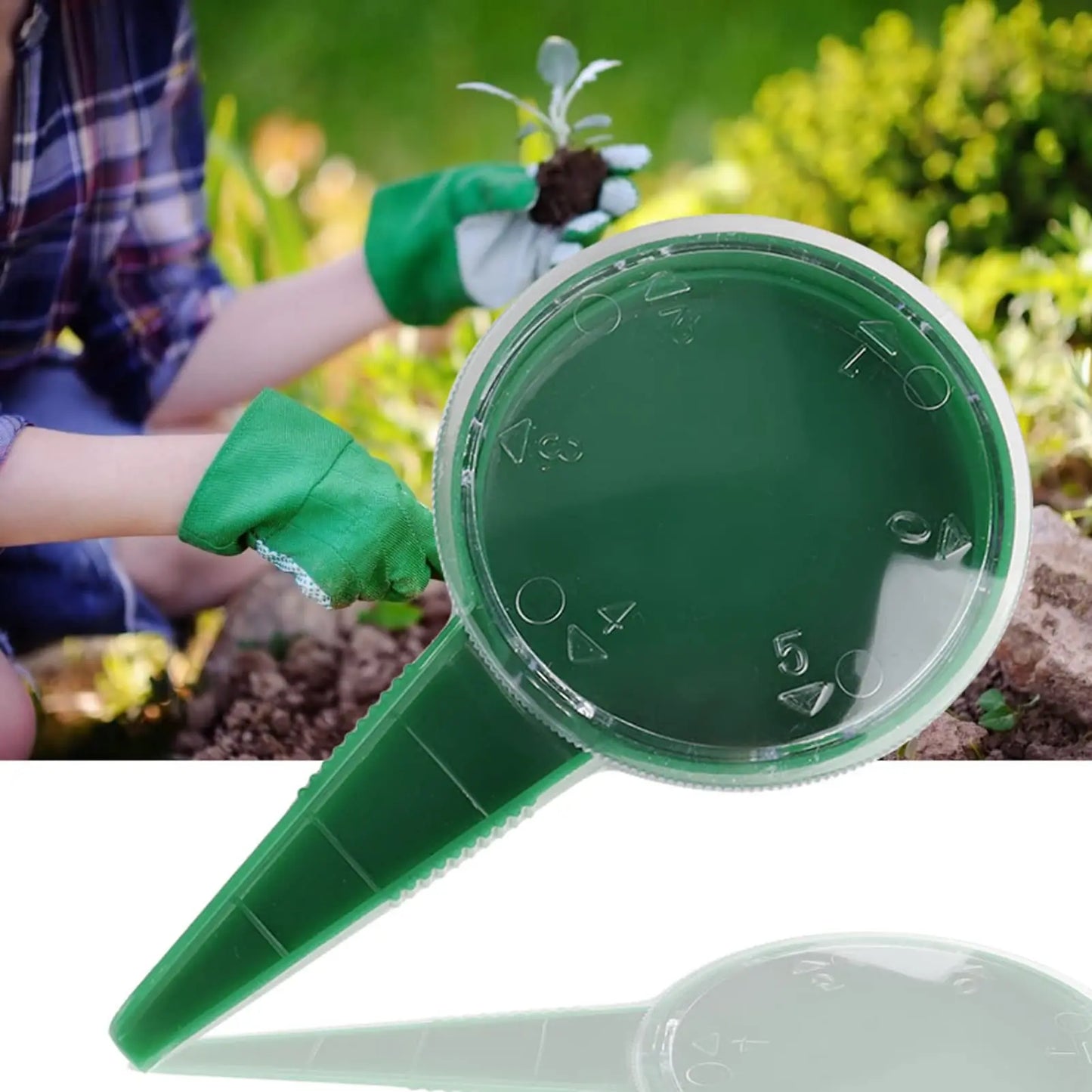 Plant Seed Sower Plant Seeder Garden Multifunction Seeding Dispenser Tools Adapting to Various Sizes of Seeds Peaceful Pleasures Health and Wellness