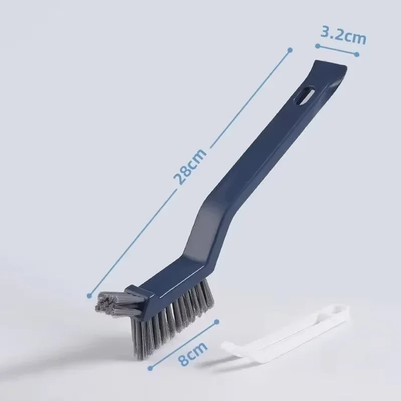 Effective Cleaning Brush for Corners and Gaps - 2-in-1 Multipurpose Bathroom and Floor Tiles Cleaning Brush Peaceful Pleasures Health and Wellness 3pcs