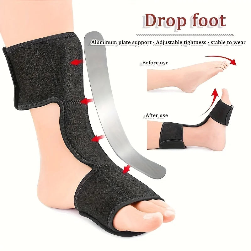 1PC Plantar Fasciitis Night Splint Adjustable Ankle Brace Foot Drop Brace for Plantar Fasciitis Arch Foot Pain Achilles banket Peaceful Pleasures Health and Wellness