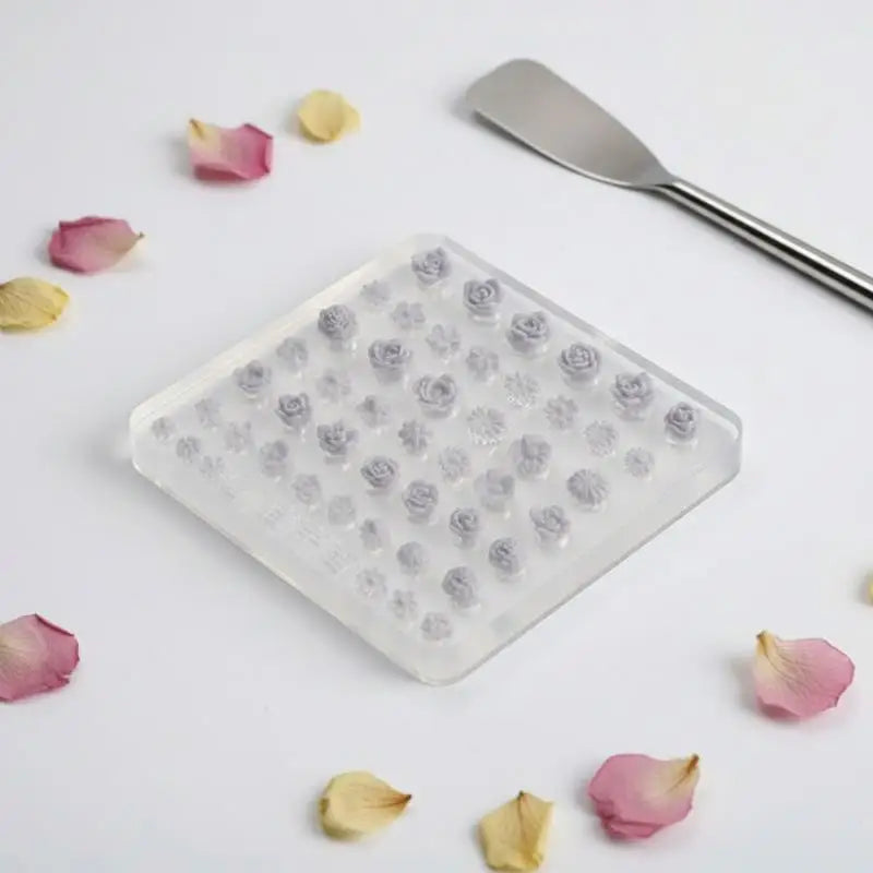 3D Rose Silicone Nail Mold – DIY Gel Acrylic Nail Art Tool