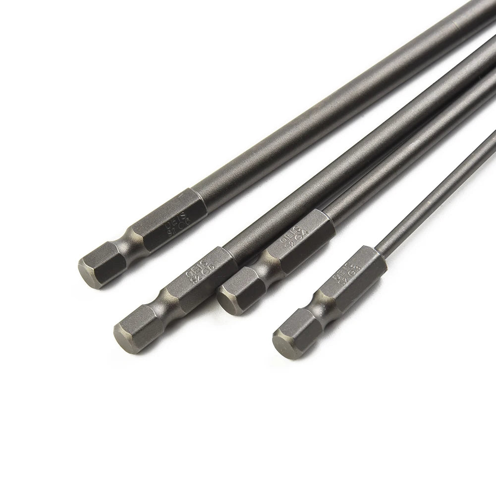 Slotted Screwdriver Bit Sets Magnetic Flat Head Bits 1 Hex Shank