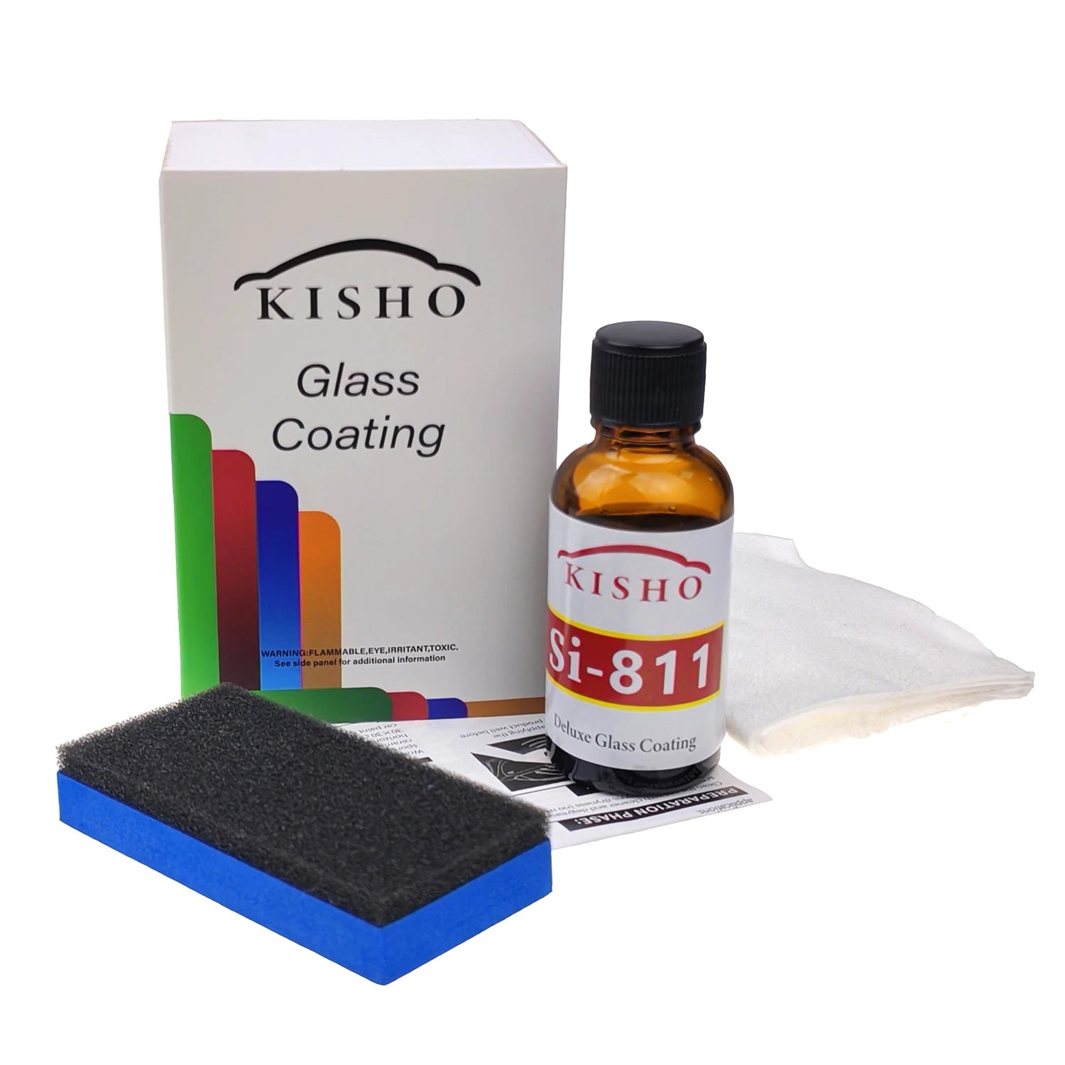 SI-901 811 KISHO Car Liquid Ceramic Coat Hydrophobic Glass Graphene Ceramic Coating Paint Care Anti-scratch Glasscoat Polish Peaceful Pleasures Health and Wellness