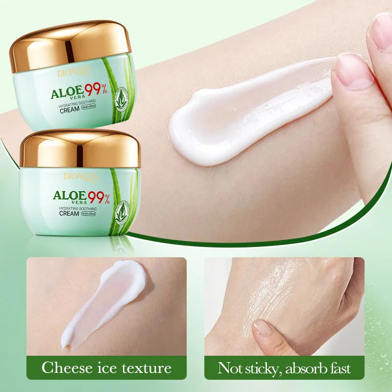 BIOAQUA Aloe Vera Skin Care Set – Face Cream & Eye Cream Kit