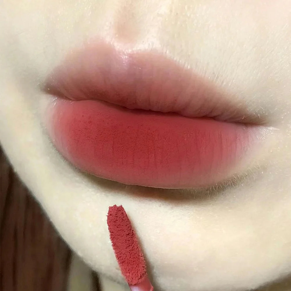 6-Color Matte Liquid Lipstick | Velvet Nude Pink Waterproof Lip Tint