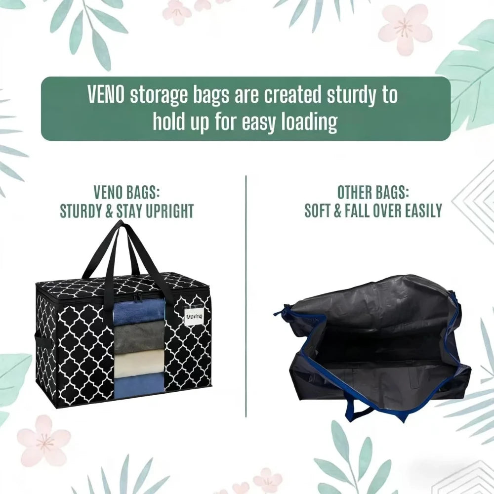 Visible Window Wardrobe Storage Bag, Moisture-proof Cotton Quilt Storage And Finishing Bag, Clothing Moving Bag Peaceful Pleasures Health and Wellness