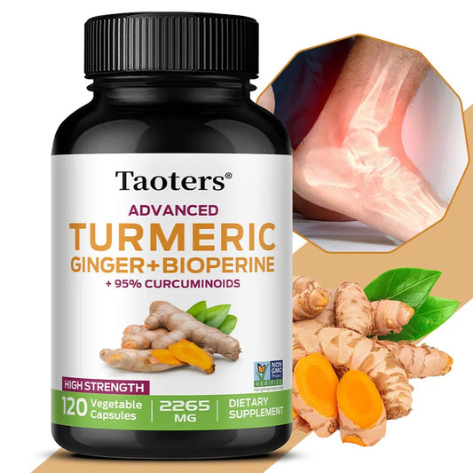Turmeric Curcumin 2100mg + BioPerine | Joint & Immune Support Herbal Supplement Peaceful Pleasures Health and Wellness