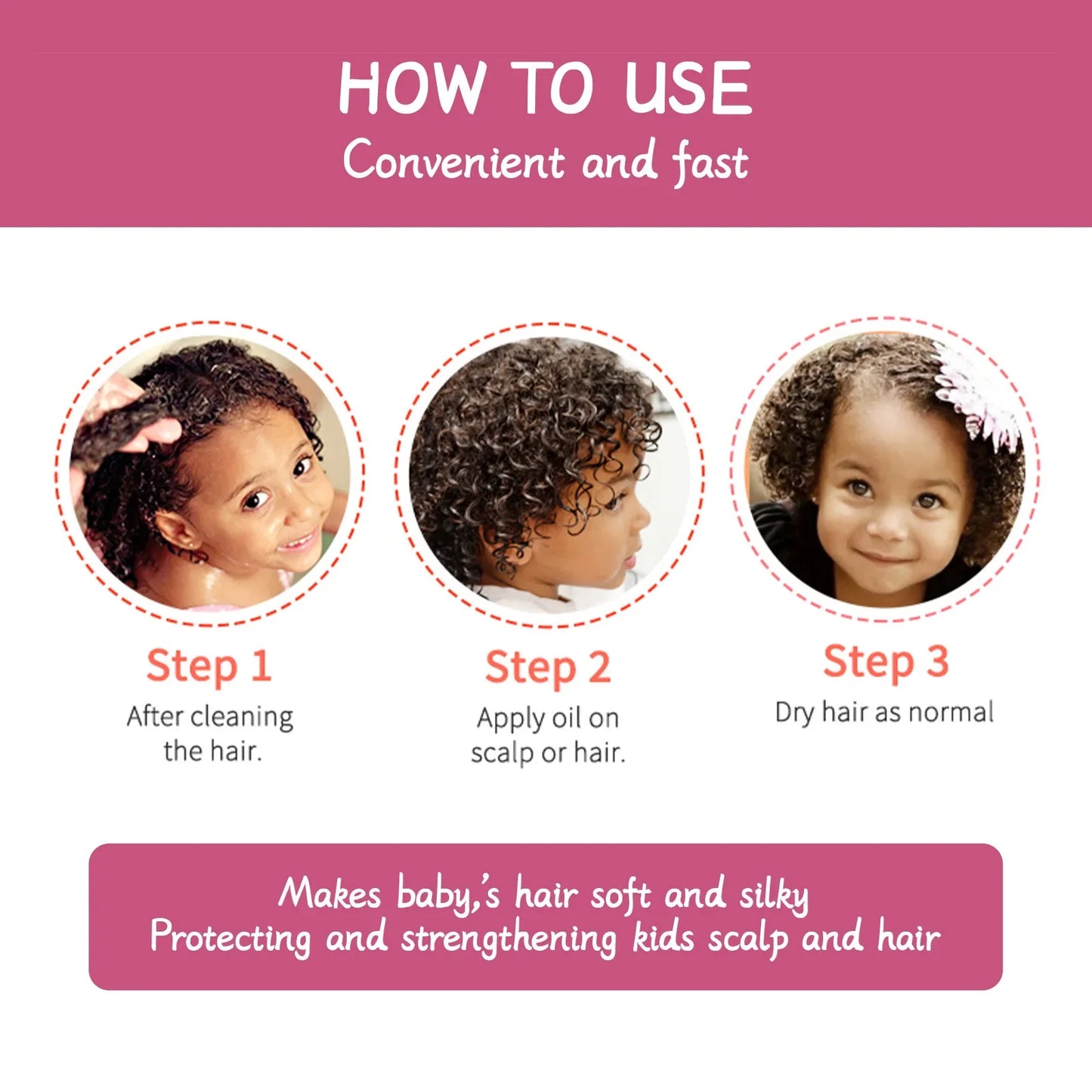 Wiieey Batana Hair Oil for Kids – Curl & Scalp Serum 60g