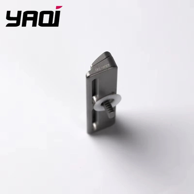 YAQI Excalibur Titanium Single Edge AC Safety Razor Head for Men Precision Shaving Replacement Razor Head Peaceful Pleasures Health and Wellness