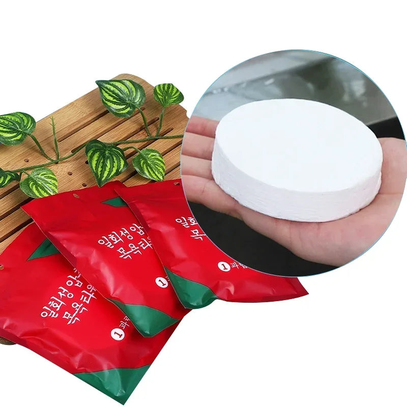 Disposable Compressed Travel Bath Towels – 100% Cotton Quick-Dry