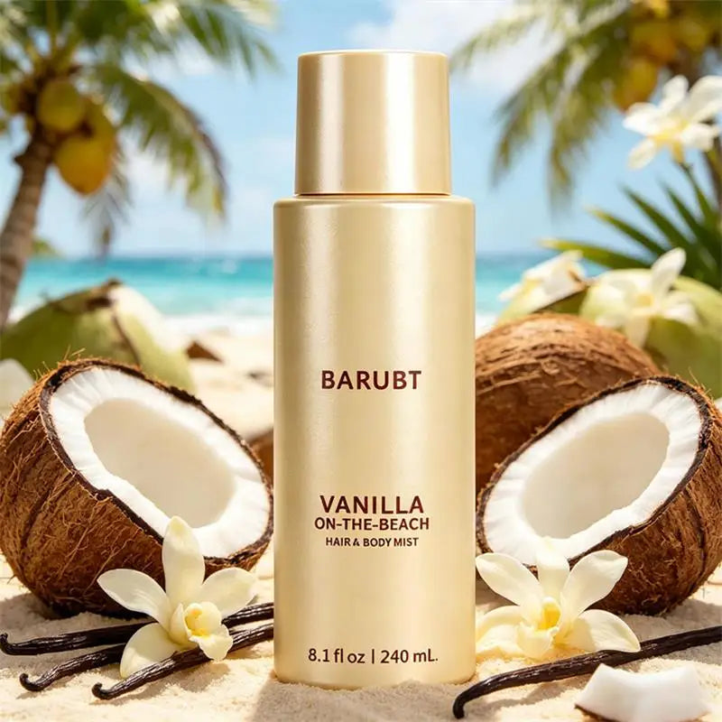 Vanilla Coconut Hair & Body Mist | Jasmine Amber Fragrance Spray