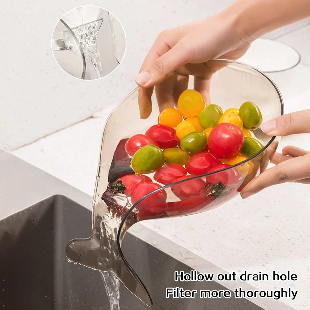 Aihogard Fruit & Vegetable Drain Basket | BPA-Free Strainer
