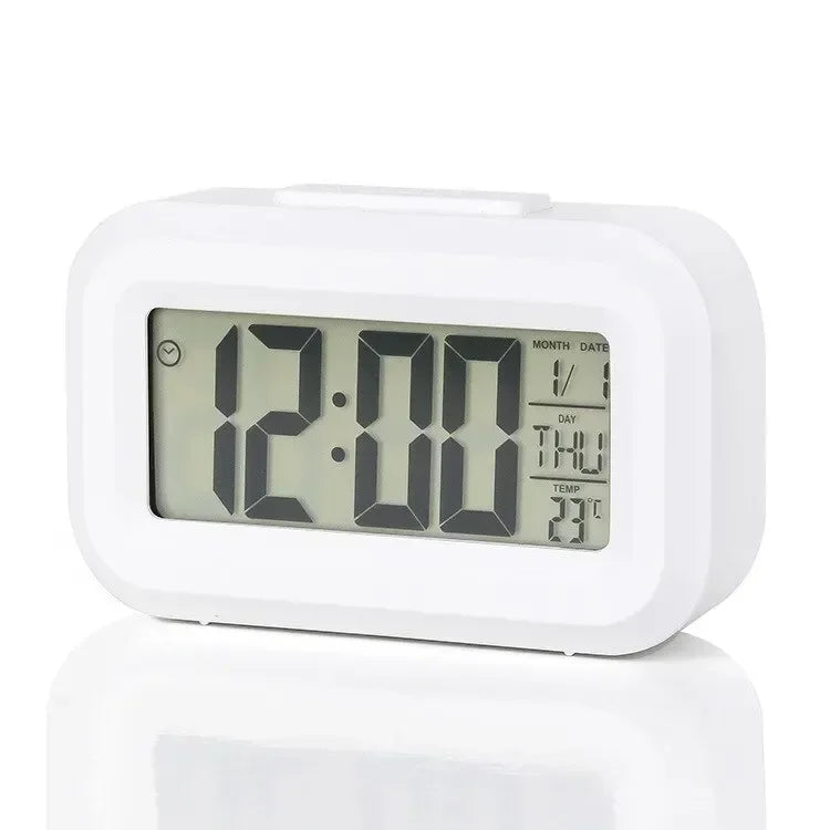 Small Digital Alarm Clock – Backlight, Temp & Date Display