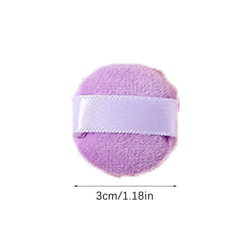 Crystal Velvet Finger Puff Set for Foundation & Eye Shadow 3/4/6Pcs