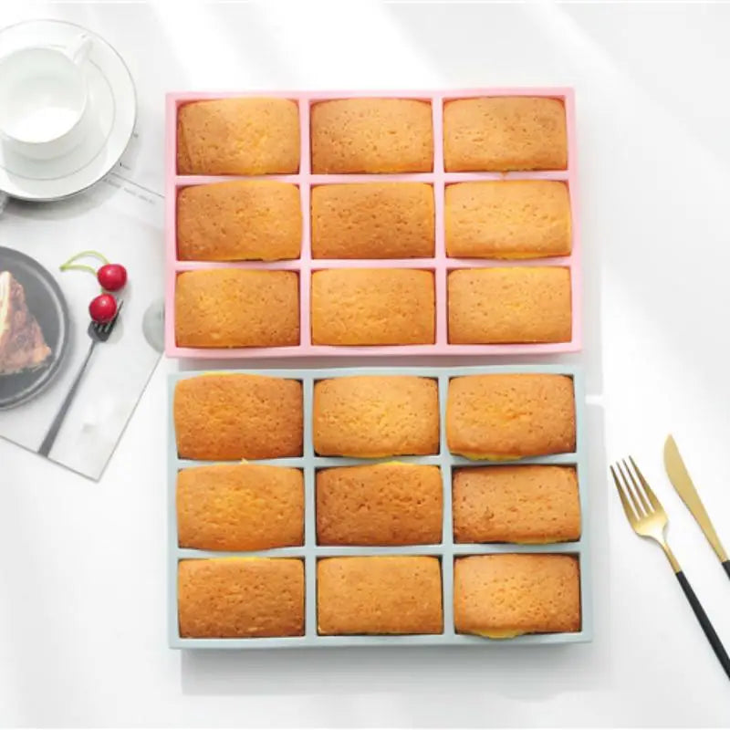 Rectangular Silicone Cake Bread Mould Non Stick Baking Mold Popsicle