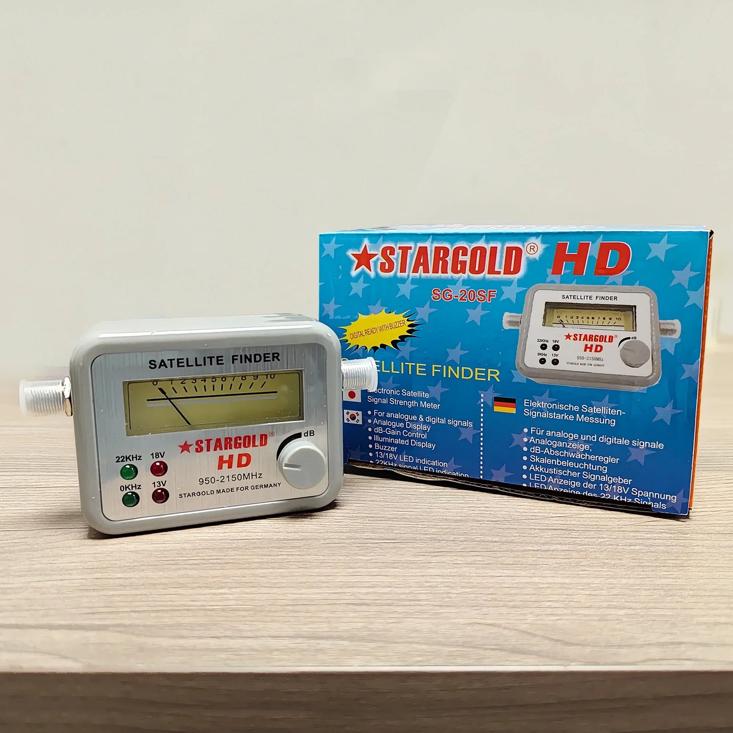 Satellite Dish Alignment Tool – 4 LED Signal Strength Meter