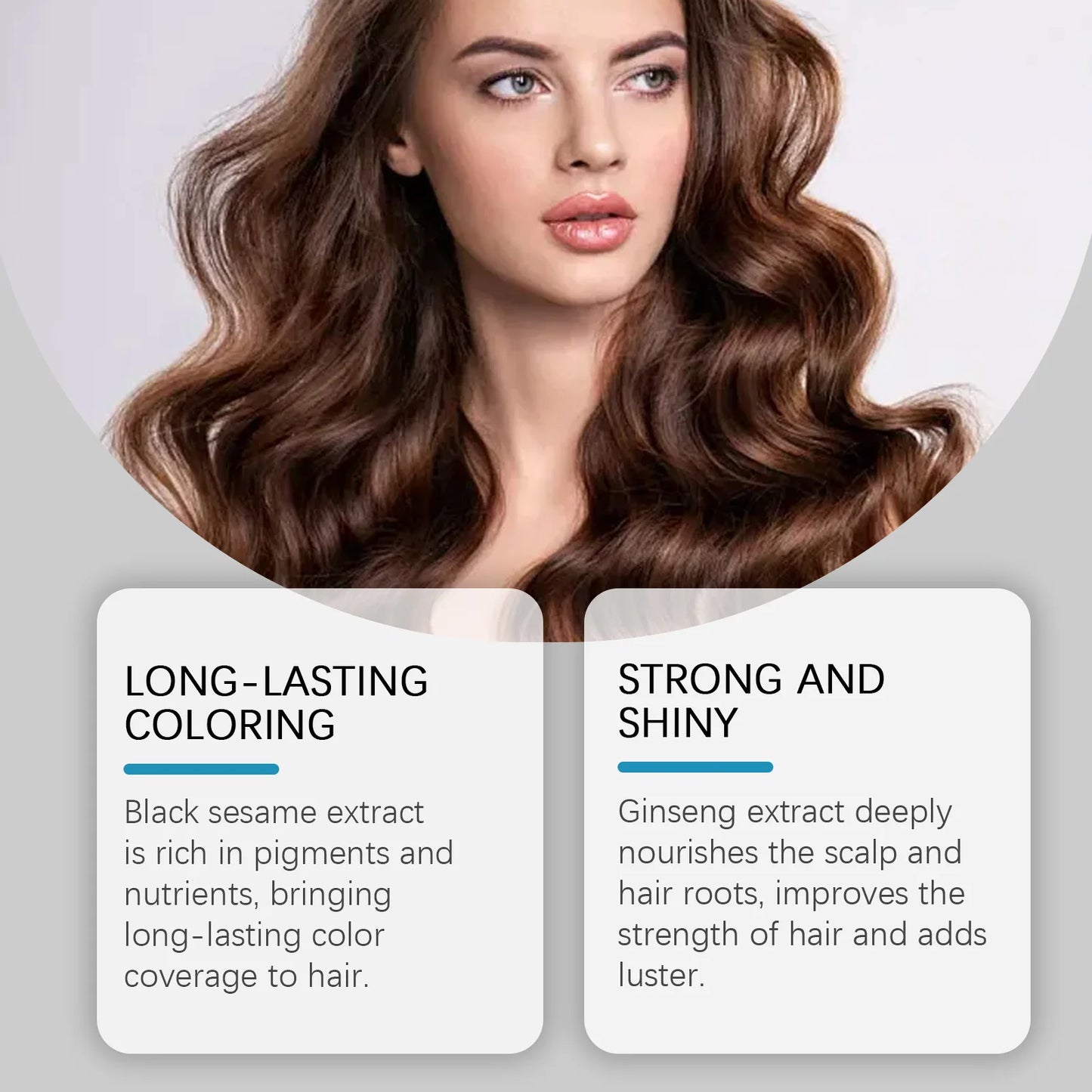 HOEGOA Herbal Hair Dye Shampoo | 3-in-1 Color & Nourish