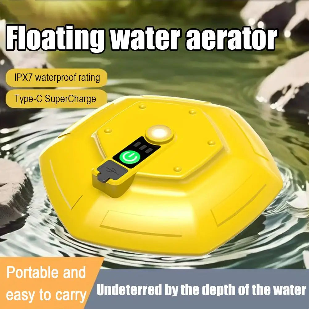 Portable Float Fishing Aerator for Oxygen Supply Peaceful Pleasures Health and Wellness