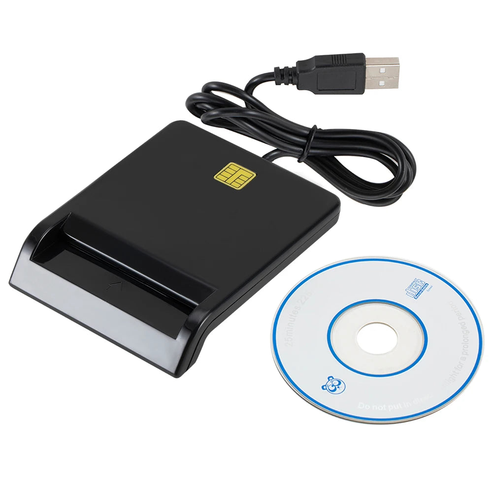 Stable Operation USB Smart Card Reader Reliable Simplicity for DNIE ATM CAC IC ID SIM Card Cloner Connector Windows Peaceful Pleasures Health and Wellness