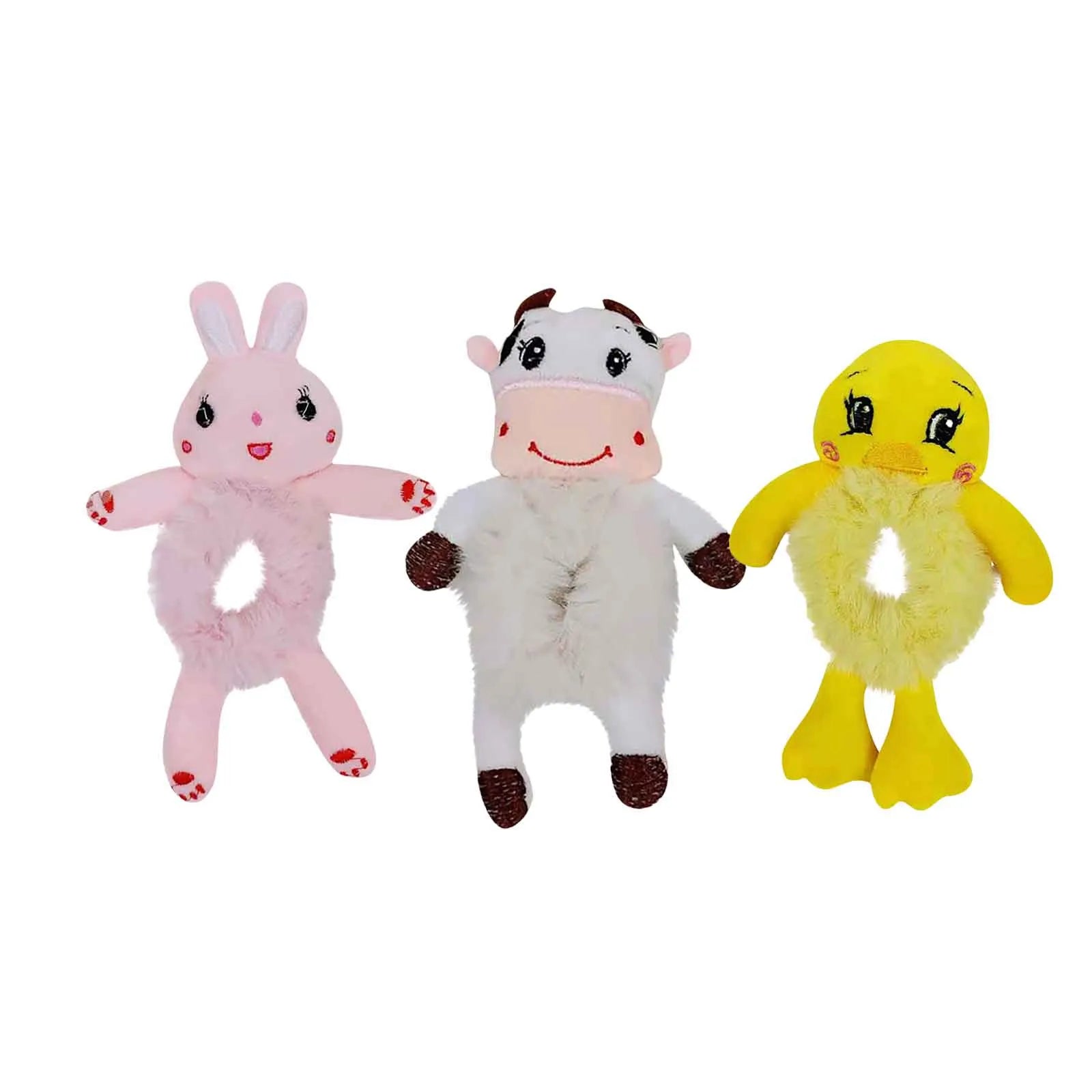 2023 Women's Fashion Plush Hair Tie Cute 3D Cartoon Tie Hair Headrope Horsetail Pouch Peaceful Pleasures Health and Wellness