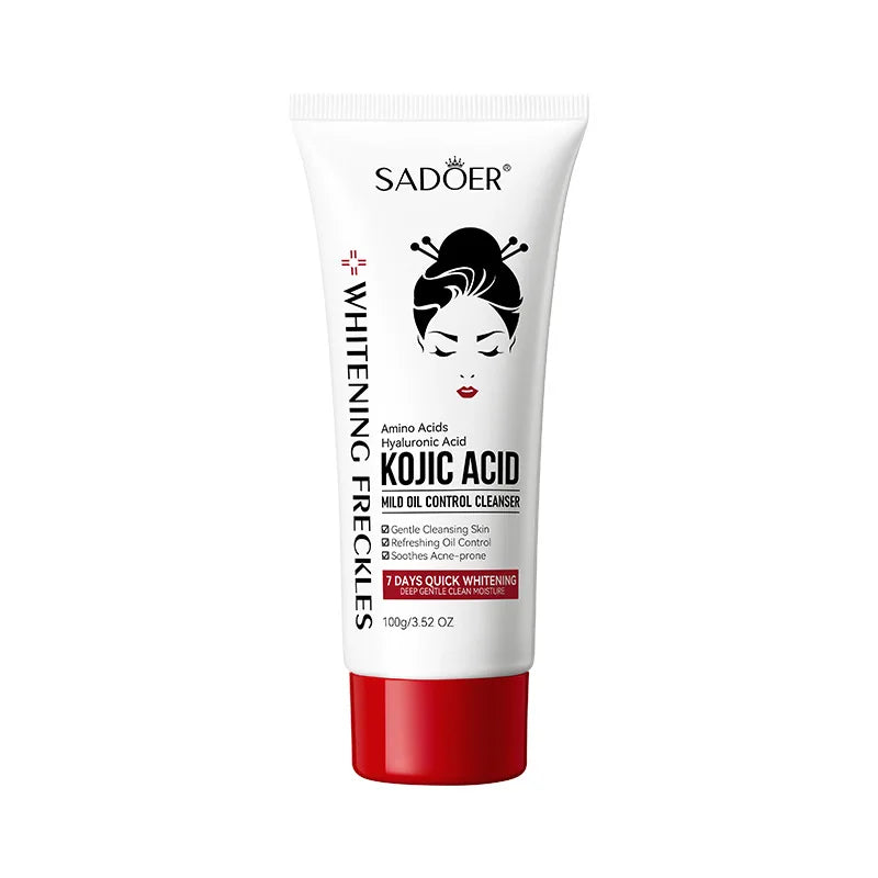 SADOER Kojic Acid Facial Cleanser – Brightening Face Wash Brightening Facial Cleanser Peaceful Pleasures Health and Wellness 1pcs