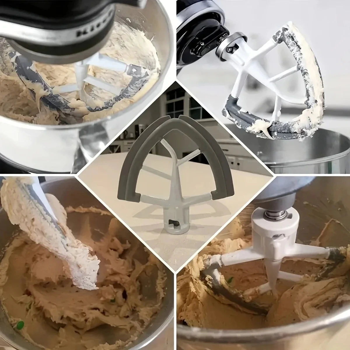 4.5-5 inch silicone accessories compatible with KitchenAid tilt head vertical mixer to enhance your baking experience Peaceful Pleasures Health and Wellness