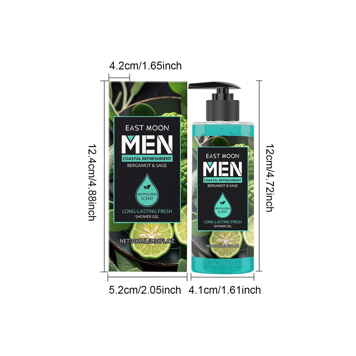 Fragrance Shower Gel Gift Set – 4 Scents, Deep Cleanse 100ml x4