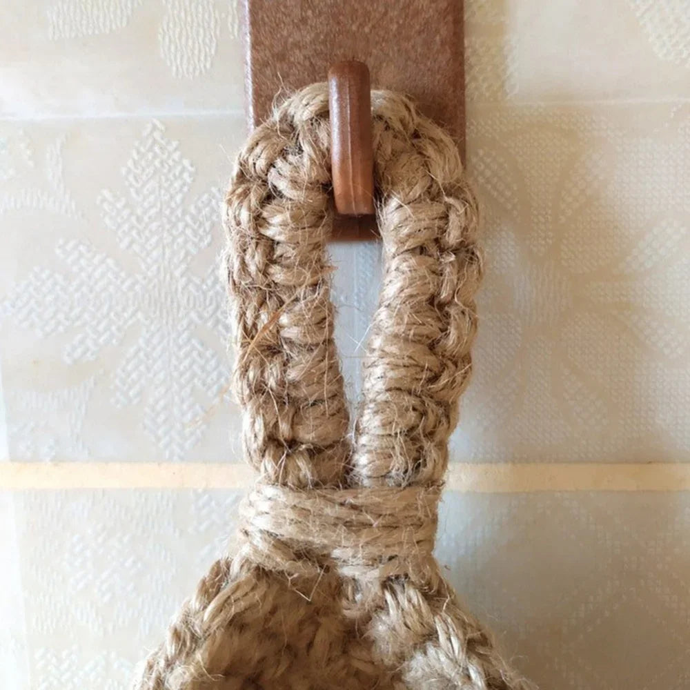 Fruit Vegetable Basket XS-2XL Handwoven Wall Hanging Teardrop Plant Basket Kitchen Table Wall Hanging Storage Basket Container Peaceful Pleasures Health and Wellness