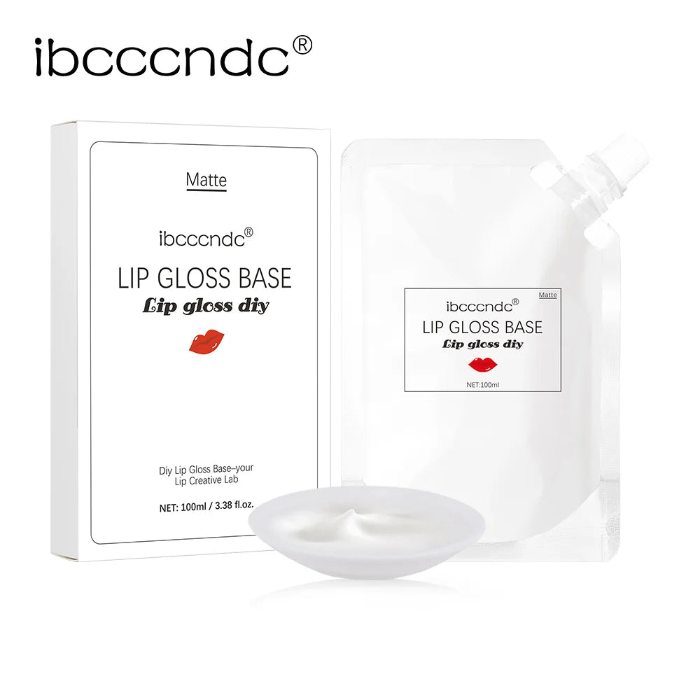 Make Lip Stain Lip Gloss Base Gel DIY Lipstick Raw Material Matte Transparent Clear Non-stick Cup Water Proof Makeup Base Peaceful Pleasures Health and Wellness 100ml