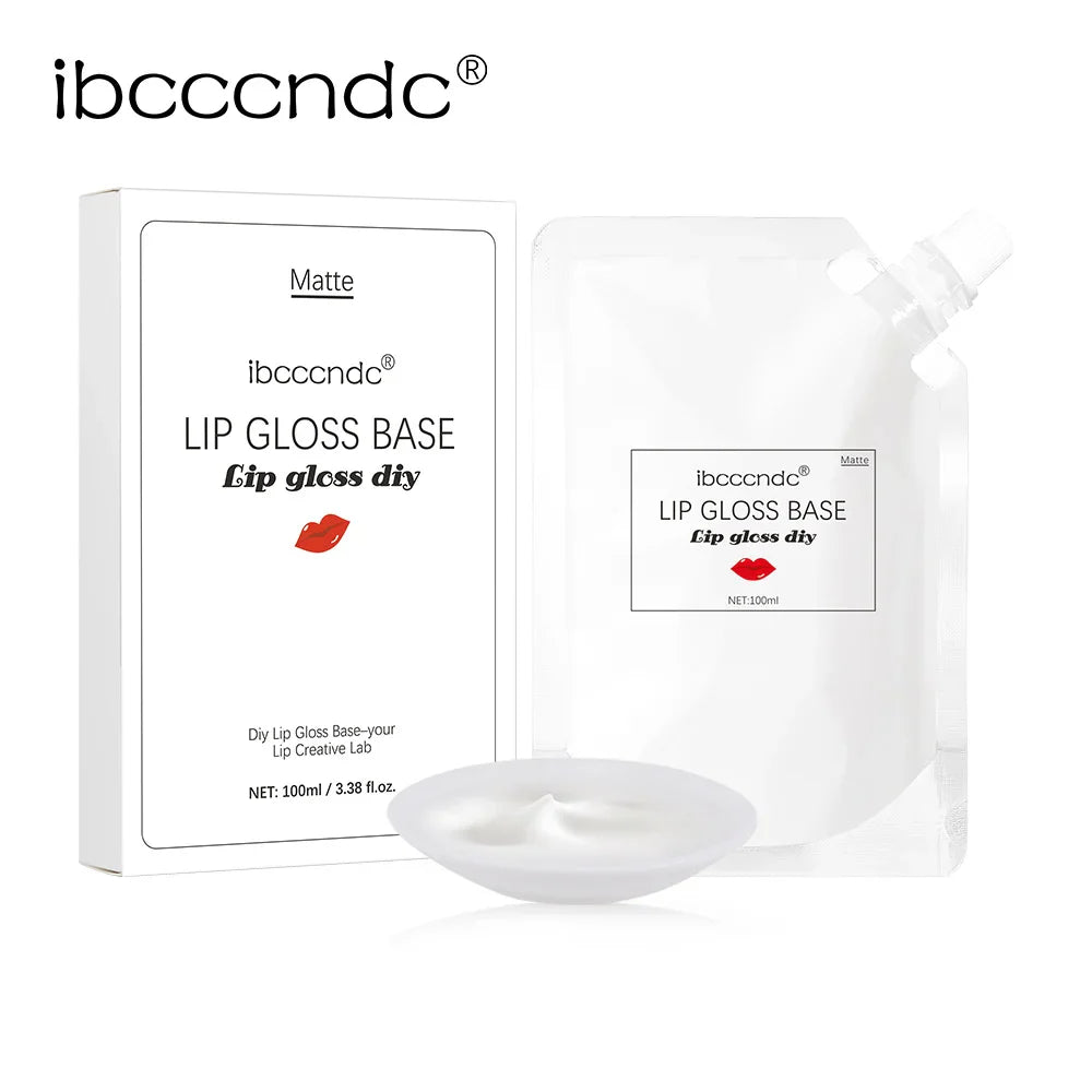 DIY Lip Gloss Base Gel – Matte, Waterproof, Non-Stick 100ml