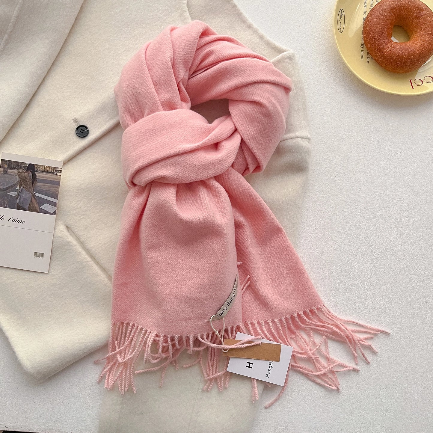 Women's Long Knit Winter Scarf – Shawl Wrap & Pashmina