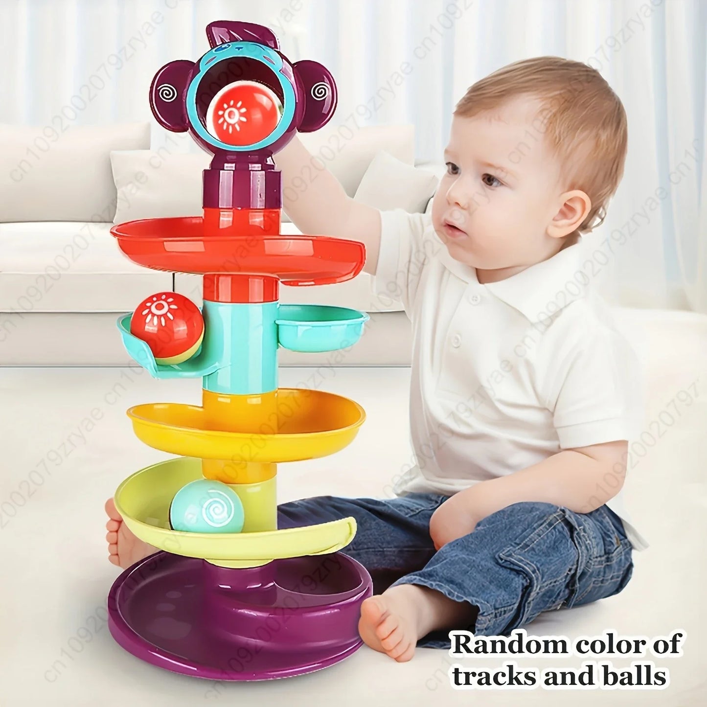 Dutora Ball Track Tower | Rolling Spinning Ball Toy Ages 3–6