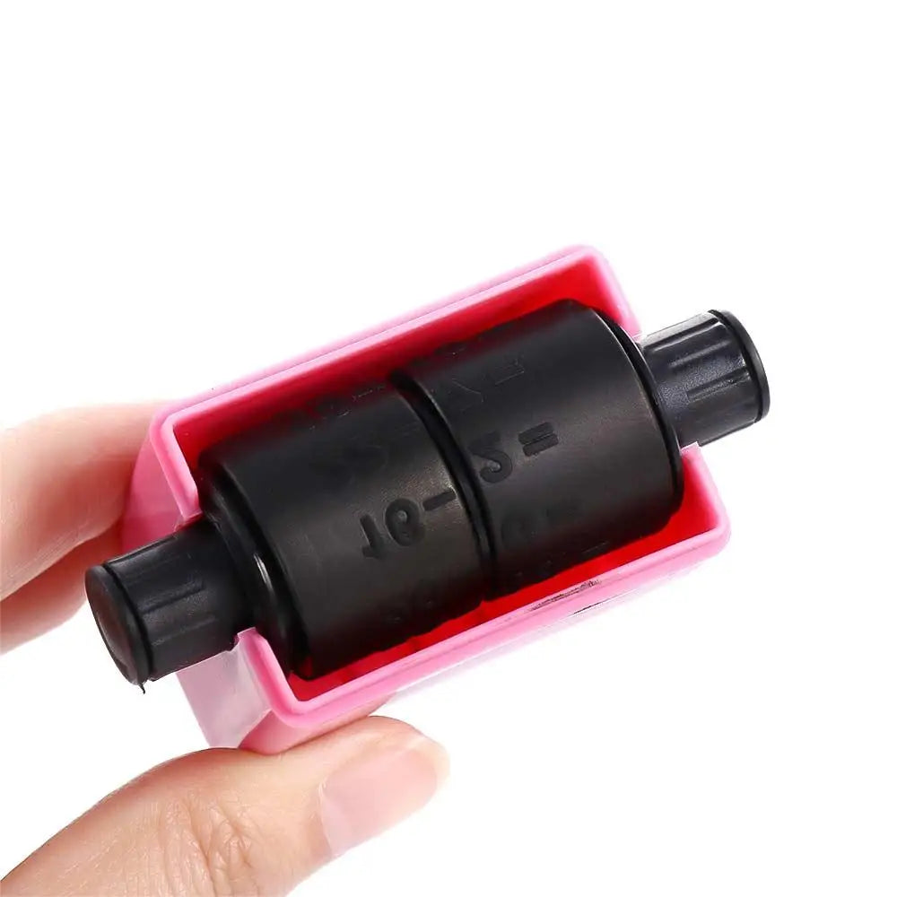 Math Practice Roller Stamp | Division & Arithmetic Rolling Stamp