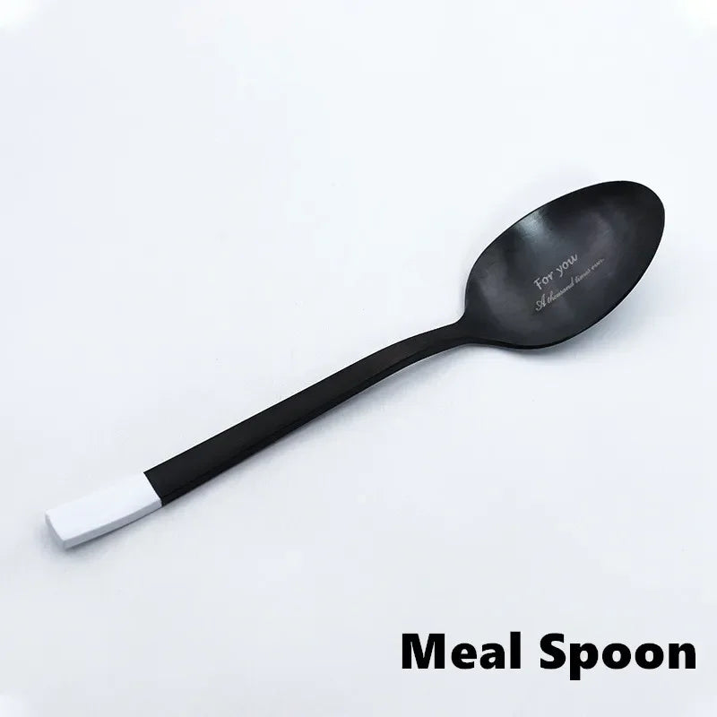 End Stainless Steel Cutlery Western Tableware Fork Steak Knife
