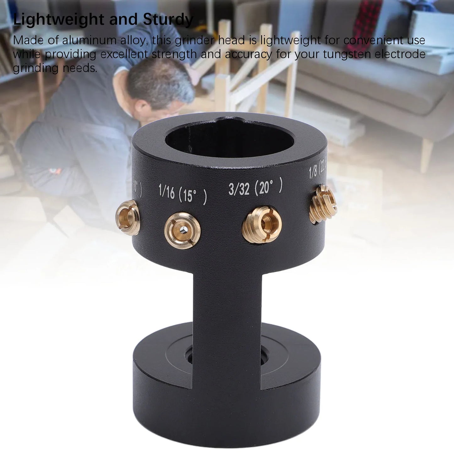 TIG Tungsten Sharpener Head Tool Convenient Operating Lightweight