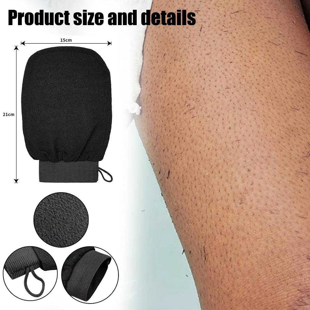 Exfoliating Shower Gloves Painless Remove Dead Skin Scrub Body Korean Massage Mitt For Shower Spa Massage Body Scrub Peaceful Pleasures Health and Wellness
