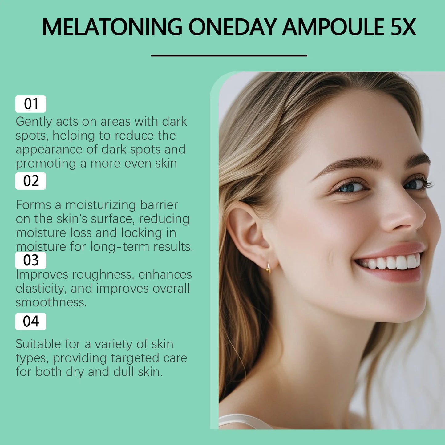 Brightening Hydrating Facial Serum – Dark Spots & Dull Skin